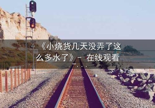 《小烧货几天没弄了这么多水了》- 在线观看 - 一场情感风暴即将爆发